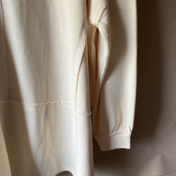 Perch by blu pepper top. Cream. Long sleeve. Size 1X - Picture 12 of 14